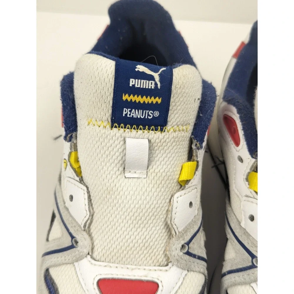 Puma PEANUTS R78 Jr sz 4C 22cm Red Yellow‎ Blue White  375742 01 - Picture 3 of 16